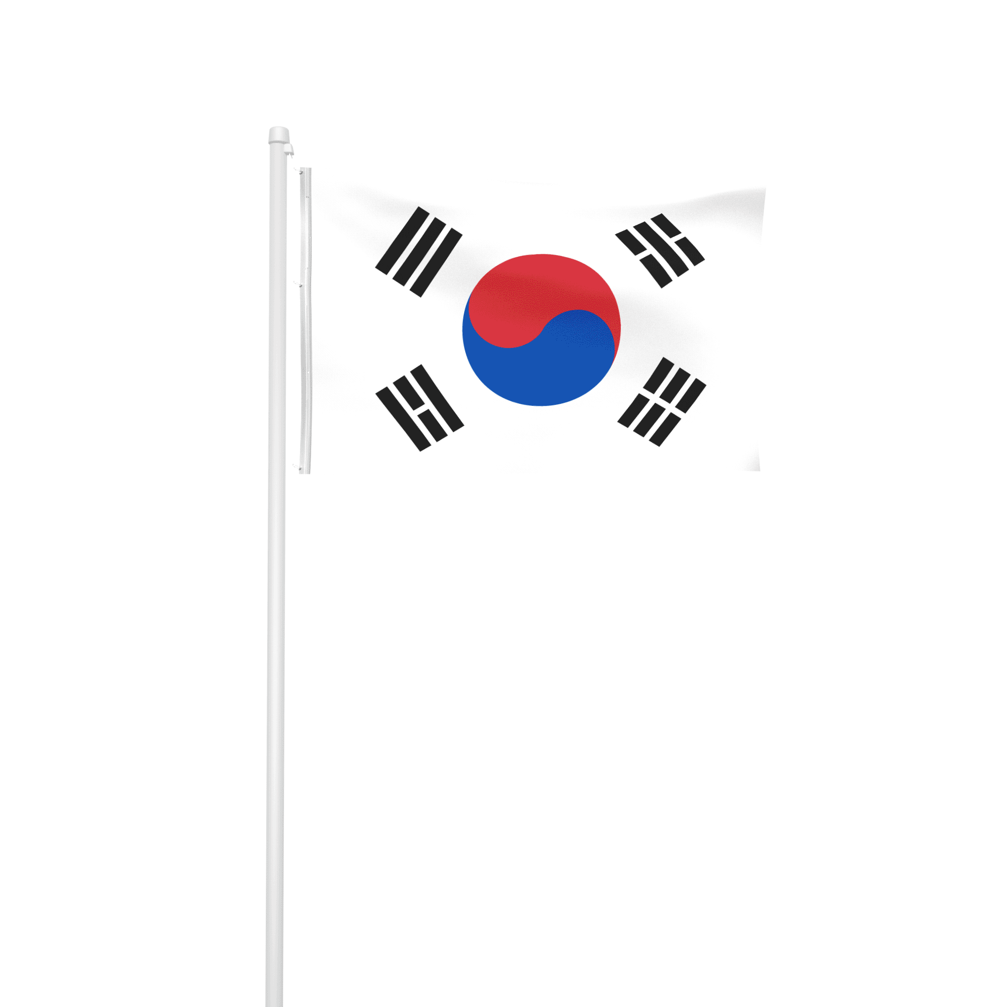 Südkorea - Hissfahne