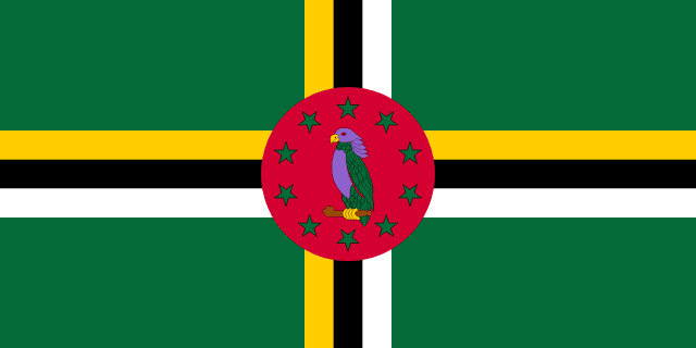 Flagge von Dominica