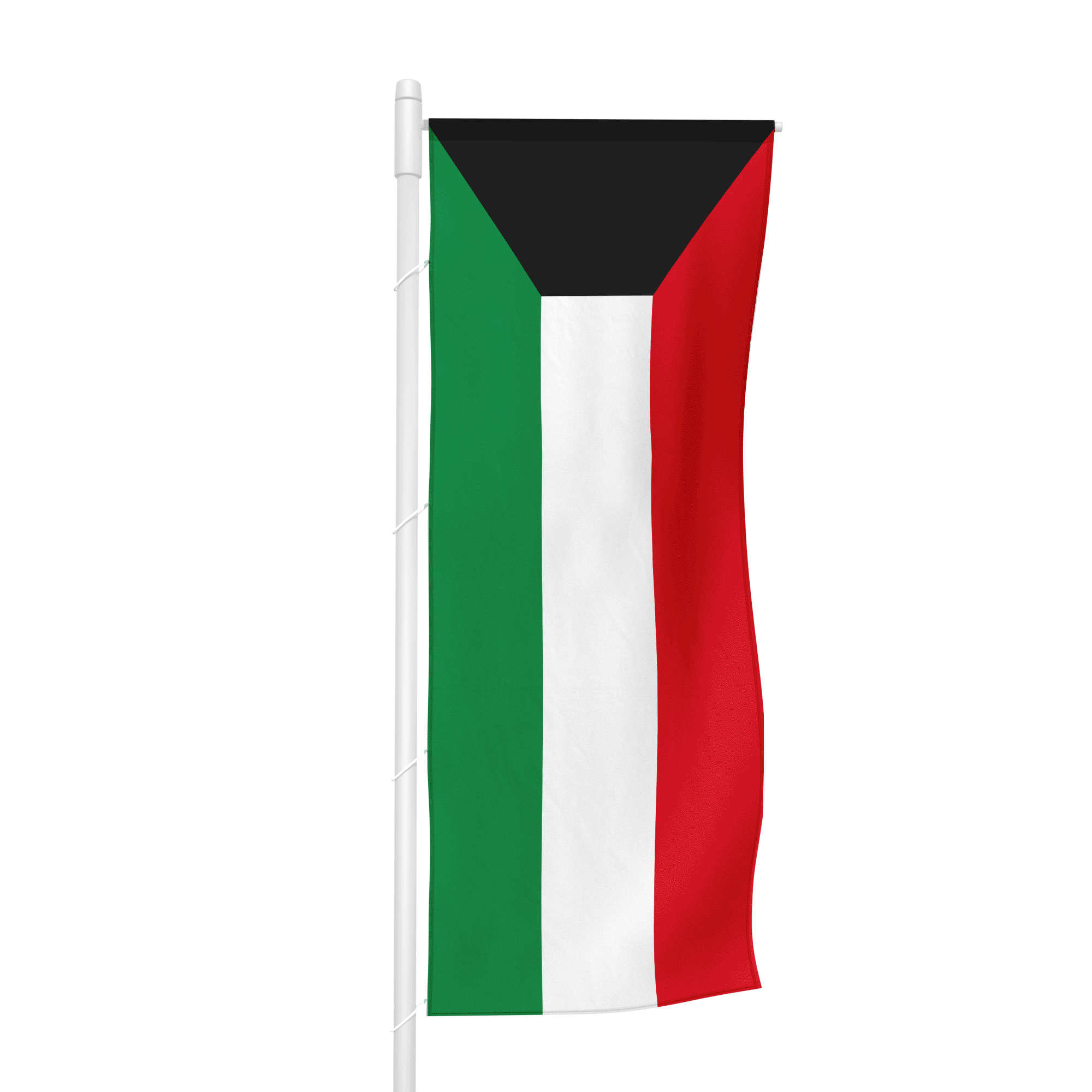 Kuwait - Hochformatfahne