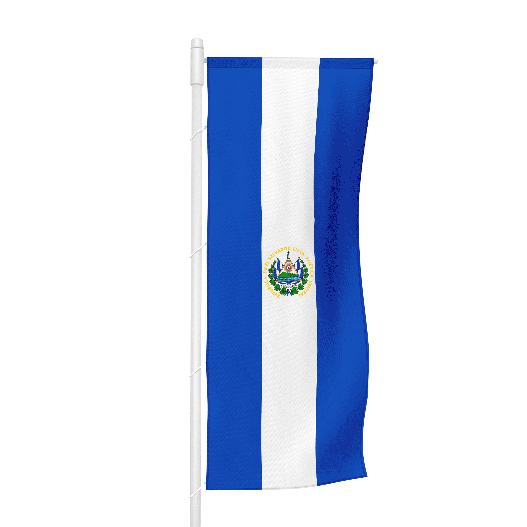 El Salvador - Hochformatfahne