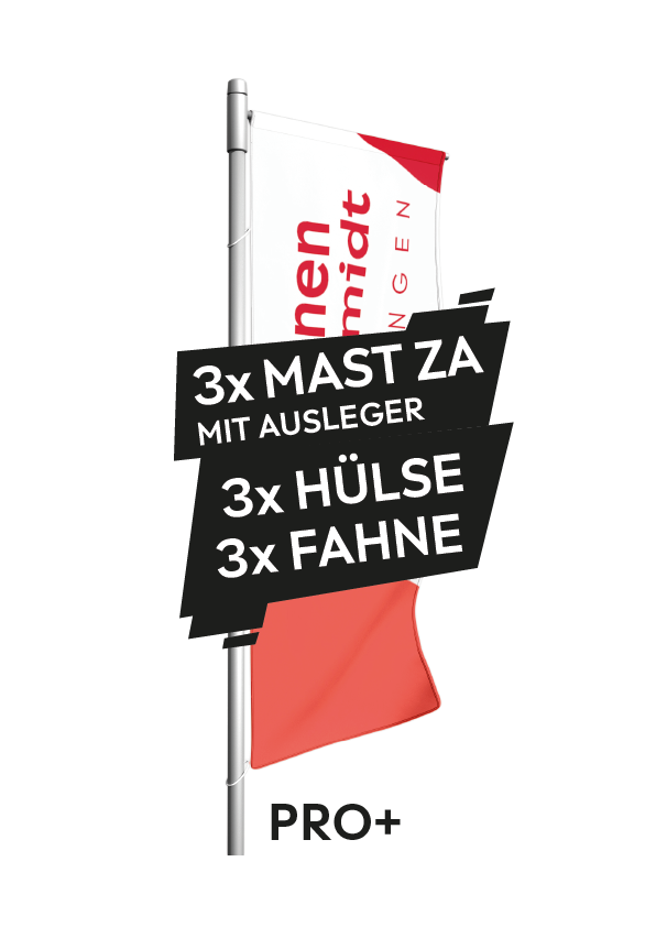 Fahnenmastpaket PRO+