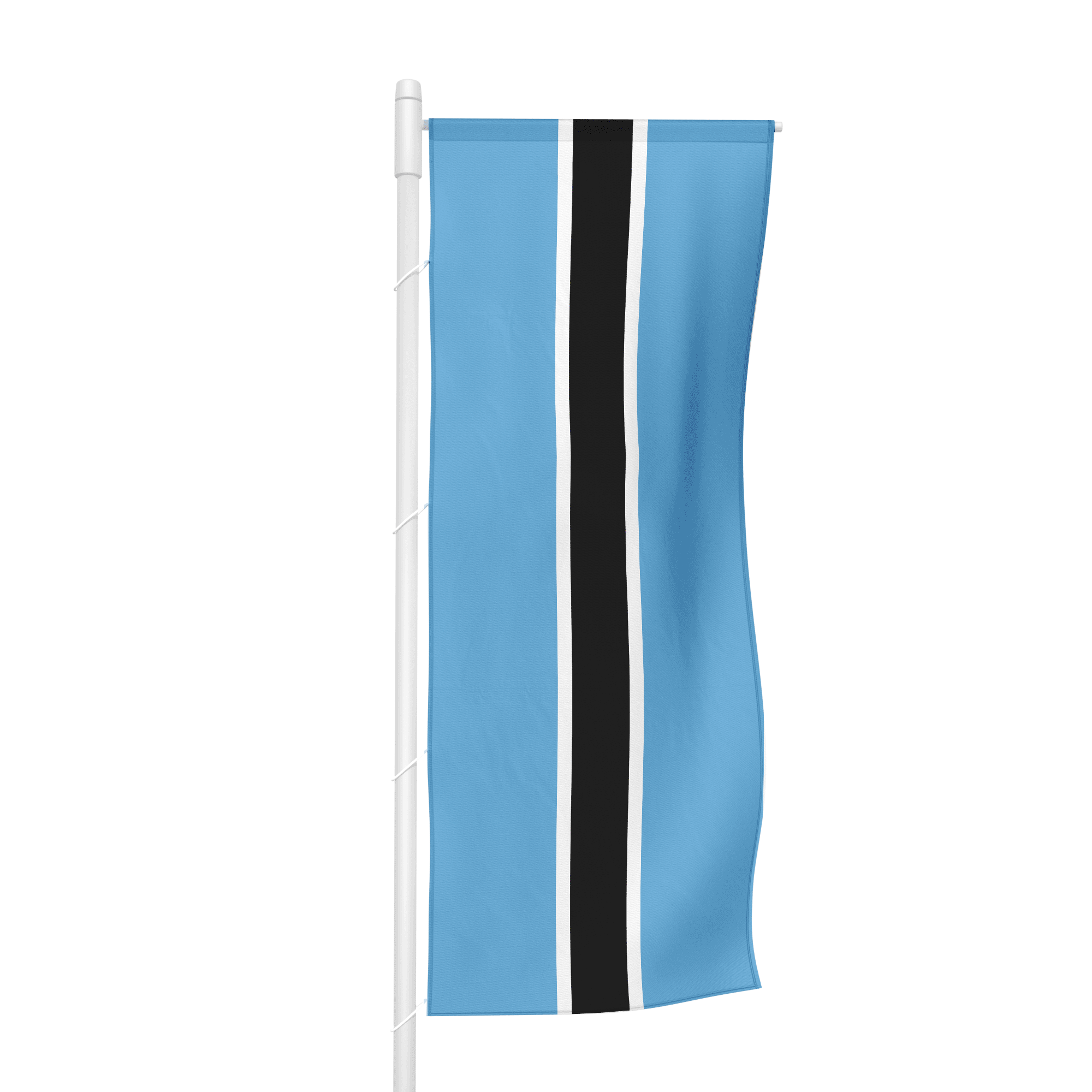 Botswana - Hochformatfahne