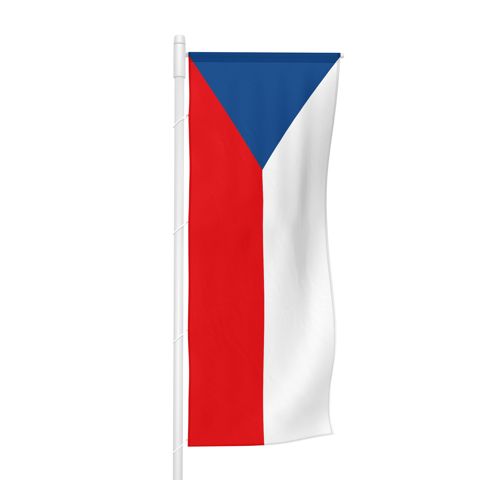 Tschechische Republik - Hochformatfahne