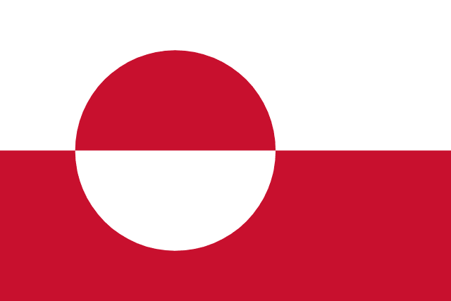 Flagge von Grönland